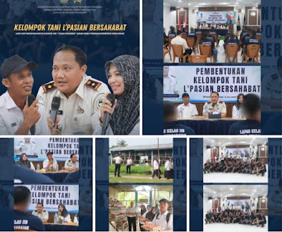 Lapas Pasir Pangarayan Luncurkan Kelompok Tani “L’Pasian Bersahabat”, Wujudkan Kemandirian & Ketahanan Pangan Warga Binaan